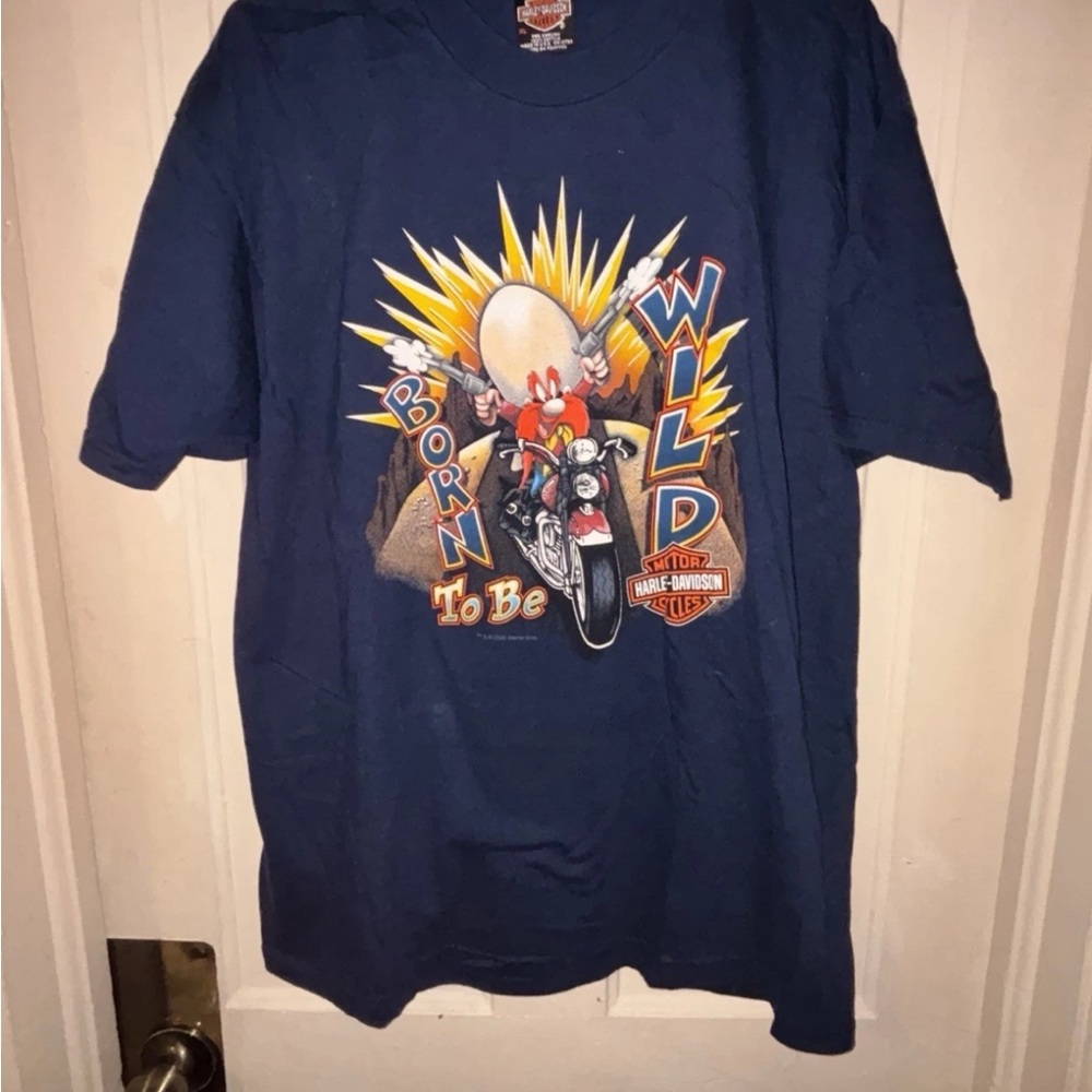 CONRAD’S HARLEY DAVIDSON YOSEMITE SAM "BORN TO BE WILD" T-SHIRT MEN'S SIZE XL